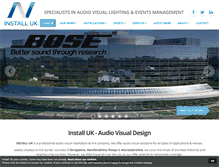 Tablet Screenshot of install-uk.com
